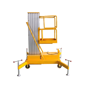 Plateforme élévatrice électrique portable en alliage <span class=keywords><strong>d</strong></span>'aluminium à haute stabilité pour travaux industriels, idéale pour les travaux en extérieur et en intérieur - Product Image 5