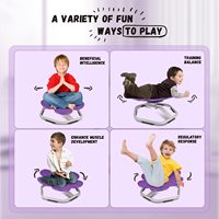 Chaise tournante sensorielle pour enfants, tabouret à bascule pour l'autisme, siège d'équilibre thérapeutique pour l'intérieur et l'extérieur