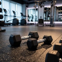 Ensemble d'haltères hexagonales en caoutchouc noir avec logo personnalisé, poids d'entraînement de qualité professionnelle pour la musculation et la force