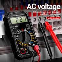 SZ308 Multimeter Digital Tester 1999 hitungan HFE Triode Buzzer Multimeter AC/DC tegangan DC alat uji ketahanan arus