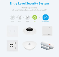 Precio de fábrica personalizado Tuya Zigbee Kit de hogar inteligente Pequeño remoto Wifi Bloqueo inteligente Altavoz de voz Fabricante de sistema de alarma automática