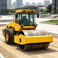 Compacteur routier de 12 tonnes, machine de compactage de sol haute efficacité pour la construction, prix de vente