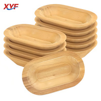 Nouveau bol à bougie d'aromathérapie en bois massif, éclairage d'ambiance, plateau à bougies parfumées, bol de rangement à trois compartiments, bougeoir