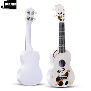 Jingying 2026 Ingrosso di fabbrica Ukulele a quattro corde da 21 pollici con design a cartone animato, Strumenti a corda - Product Image 4