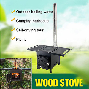 Tienda de campaña clásica para exteriores, <span class=keywords><strong>estufa</strong></span> de <span class=keywords><strong>leña</strong></span> para tienda, calefacción y quemador de cocina - Product Image 3
