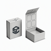 Boîte d'emballage de parfum en papier recyclable avec revêtement aqueux et gaufrage, taille personnalisée, pour marque cosmétique SC, vernis à ongles, huile, shampoing