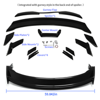 Jogon pour Ford Mustang S650 Dark Horse GT Ecoboost 2024 + ABS plastiques aileron arrière remplacement accessoires extérieurs