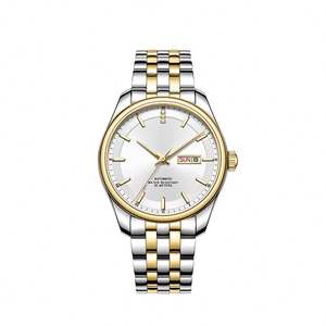 Relojes Mecánicos Automáticos de Lujo Dorados al por Mayor, Relojes de Pulsera para Parejas con Indicador de Fecha, Resistentes al Agua - Product Image 2