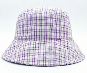 หมวกทรงโบตเตอร์ลายตารางสีสันสดใส ปรับแต่งสีได้  ลำลองและดูอ่อนเยาว์ หมวกทรงโบตเตอร์สำหรับทุกเพศ หมวกทรงโบตเตอร์สำหรับฤดูร้อน - Product Image 1