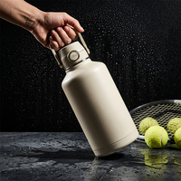 Gobelet isotherme anti-fuite, idéal pour les voyages, avec paille dorée, pour les escapades de week-end
