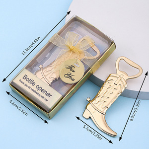 Cowboy <b>Boot</b> Bottle Opener Zinc Alloy 11.6x6.4x2cm Gift For Wedding Party Beer Cap Opener - Product Image 4