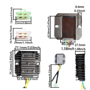 Régulateur de tension redresseur 5 broches 4/5 fils LINGQI RACING pour moto, <span class=keywords><strong>scooter</strong></span> <span class=keywords><strong>chinois</strong></span>, cyclomoteur, VTT tout-terrain - Product Image 3