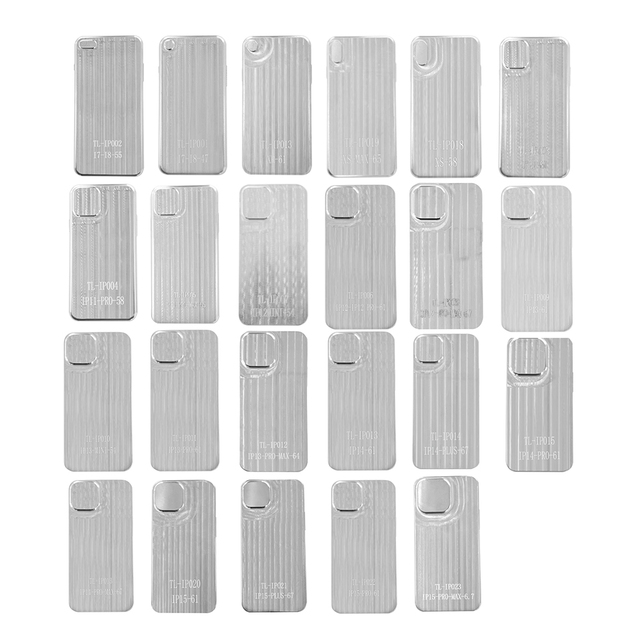 TuoLi Factory DIY 3D Sublimation Mobile Cell Phone Case Molds for Various Phone Models DIY Phone Case Printing