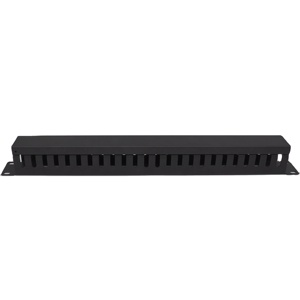 Quản lý cáp tổ chức 1U 19 inch 24 cổng ngang kim loại Rack mount quản lý cáp - Product Image 1