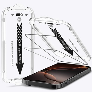 ฟิล์มกระจกนิรภัยแบบโค้งขนาดใหญ่ 21D 0.33 มม. HD สำหรับ <span class=keywords><strong>iPhone</strong></span> 12 13 14 และ Ultra-Mica21D - Product Image 1