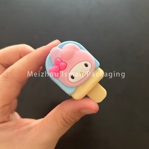 ISMAN Luxe 2g Kinderen Lollipop Lipbalsem Verpakking Siliconen Hoesje Schattig IJslolly Lipstick Doosje Plastic Groothandel Privé Label Pro - Product Image 3
