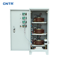 SVC 10KW 10KVA stabilisateur de tension servo électromécanique triphasé ca 380V 400V régulateur de tension automatique AVR pour les bâtiments
