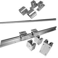 Kit complet de guidage de rail linéaire SBR20 pour le traîneau de toupie CNC et l'aplatissement de dalle centrée sur la précision