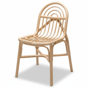 Silla Infantil de Ratán Moderna Hecha a Mano con Características de Seguridad, Ligera y Ecológica, Decoración para Eventos al Aire Libre para Fiestas de Cumpleaños - Product Image 1