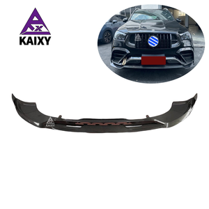 Lèvre de pare-chocs avant en fibre de carbone Style B pour <span class=keywords><strong>Mercedes</strong></span> Benz W167 GLE63 2021-2024 - Product Image 1
