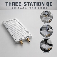 Module de refroidissement liquide personnalisé pour stockage d'énergie - Plaque froide en aluminium pour pack de batteries de véhicules électriques - Dissipation thermique haute efficacité