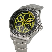 Nouvel Arrivage – Pièces de Montre SKX007 Style GMT en Acier Inoxydable 38mm 30.6mm avec Inserts de Lunette Inclinée Triangle Vert Super C1