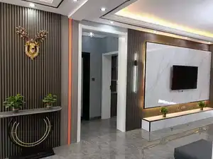 Kekuatan tinggi tahan air GMT panel dinding dalam serbuk kayu warna untuk dekorasi hotel