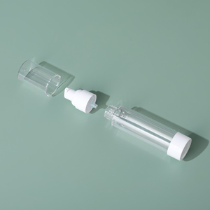 15ml 30ml 50ml 80ml 100ml 120ml nhựa không có không khí bơm chai lotion Kem Mặt Sữa rửa mặt Dispenser chân không chai nhựa chăm sóc da bao bì - Product Image 5