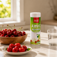 Cilindro de Plástico Efervescente Personalizado OEM ODM Directo de Fábrica, Envase Hermético para Almacenamiento de Vitaminas y Suplementos, Tapa Abatible de PP