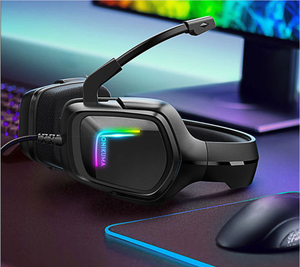 Auriculares para juegos <span class=keywords><strong>K20</strong></span> para P4 X-box One PC Mac Auriculares para juegos móviles Sonido envolvente 4D y bajo Estéreo RGB Bloqueo de ruido - Product Image 5