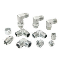 Raccord de tube évasé JIC 37 degrés en acier, connecteur à évasement SAE basse pression pour pipeline industriel d'huile, de gaz et d'instruments hydrauliques