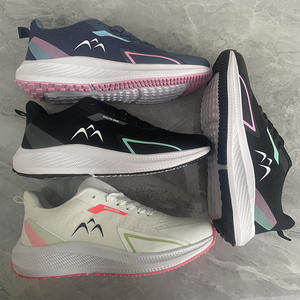 Chaussures de course personnalisées de haute qualité pour hommes Chaussures de sport de marche respirantes à coupe basse tissée à la mouche pour hommes - Product Image 1