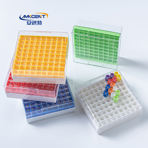 AMNGENT Flacons de <span class=keywords><strong>chimie</strong></span> Boîte en plastique 2ml Flacons cryogéniques Rack Flacons cryogéniques Boîtes en plastique - Product Image 2