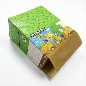 กล่องไมน์คราฟต์ กล่องกระดาษลูกฟูกสีสันสดใส กล่องสีรักษ์โลกสำหรับของเล่น IP - Product Image 1