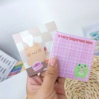Offre Spéciale planificateur Kawaii personnalisé bloc de papier mémo japonais fonction auto-adhésive directe du fabricant