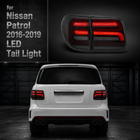 Feu arrière dynamique à défilement horizontal avec clignotant, effet fumé, remplacement direct, Nafu Auto pour Patrol Y62 SUV 2016-2019