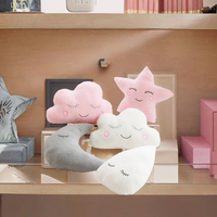 Keluaran baru boneka hewan anak-anak lucu mainan awan bulan Raindrop bantal mewah indah berbagai jenis bahan katun PP