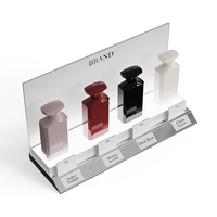 Base acrylique givrée translucide Porte-parfum illuminé Affichage de parfum à base led