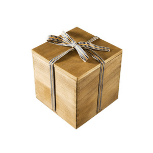 Caja de regalo retro cuadrada de madera maciza con tapa personalizable para teteras y embalaje de joyas - Product Image 5