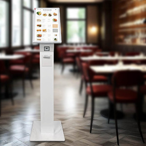21.5 inch tầng thường vụ qsr tự phục vụ <span class=keywords><strong>kiosk</strong></span> tự thanh toán máy cho thức ăn nhanh Nhượng Quyền Thương mại quán bar quán rượu Quán Cà Phê Bánh - Product Image 3
