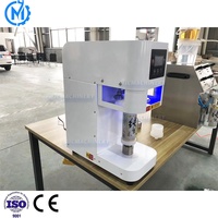 Machine semi-automatique commerciale pour le capsulage de bouteilles de soda en plastique et la fermeture de boîtes de conserve pour animaux de compagnie