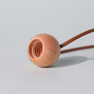 Custom Logo Empty 10ml Colorful Glass Perfume <strong>Bottle</strong> Car Air Freshener Hanging <strong>Diffuser</strong> <strong>Bottle</strong> With Wooden Lid - Product Image 6