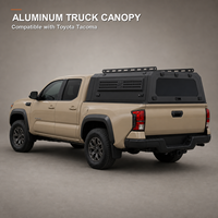 Capot de benne de camion en aluminium sur mesure pour Toyota Tacoma, type hardtop/capote de camping