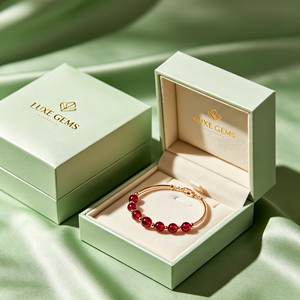 Caja de Joyería de Lujo <span class=keywords><strong>Romi</strong></span> Personalizada, de Cuero PU y Terciopelo, Magnética, para Pulseras, Collares y Anillos - Product Image 1