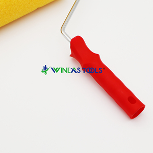 2025 Top bán 9 ''sơn con lăn kết cấu màu vàng bọt vải với Lồng Phong Cách Con lăn khung cho <span class=keywords><strong>Dubai</strong></span> thị trường - Product Image 3