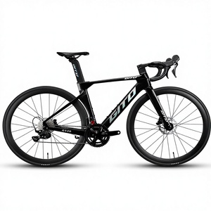 Bicicleta de Carretera GITO de Fibra de Carbono, 24 Velocidades, Grupo Shimano 105, Frenos de Disco Hidráulicos, Ruedas de Carbono de 27 Pulgadas, Bicicleta de Carreras - Product Image 3