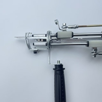 Pistolet à tufting électrique 2-en-1 à poils longs, hauteur de poils coupés max. 40 mm, outil de fabrication de tapis shaggy faits main et de décorations murales artistiques