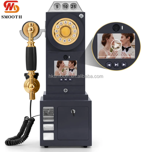 SMOOTH ABS Vintage Wedding Phone Booth Audio Video Guestbook Message <b>Recording</b> Telephone Ceremony Decor Prop - Product Image 3