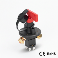 Interrupteur de déconnexion de batterie 12V 24V 200A, interrupteur d'isolement de batterie, coupe-circuit principal pour voiture, camion, camping-car, bateau, VTT, UTV