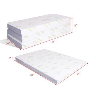 Colchón <span class=keywords><strong>de</strong></span> espuma <span class=keywords><strong>de</strong></span> memoria plegable transpirable impermeable desechable con cubierta antiestática y extraíble - Product Image 5